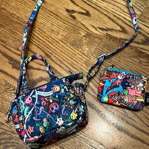Ju-ju-be Jujube Tokidoki Donutella Sea Punk Itty Bitty Bag Purse Navy Blue